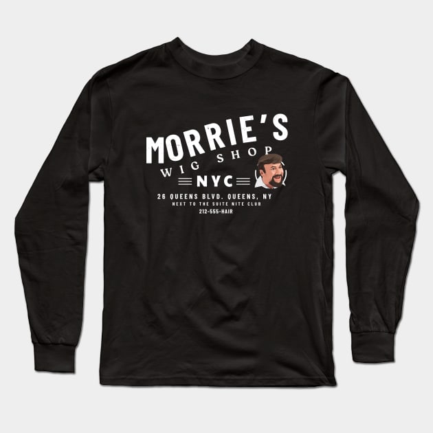 Morrie's Wig Shop NYC - vintage logo Long Sleeve T-Shirt by BodinStreet